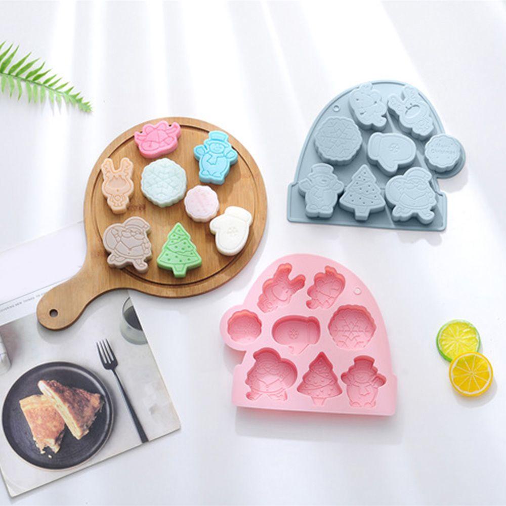 Khuôn Silicone Làm Bánh Chủ Đề Giáng Sinh Đáng Yêu