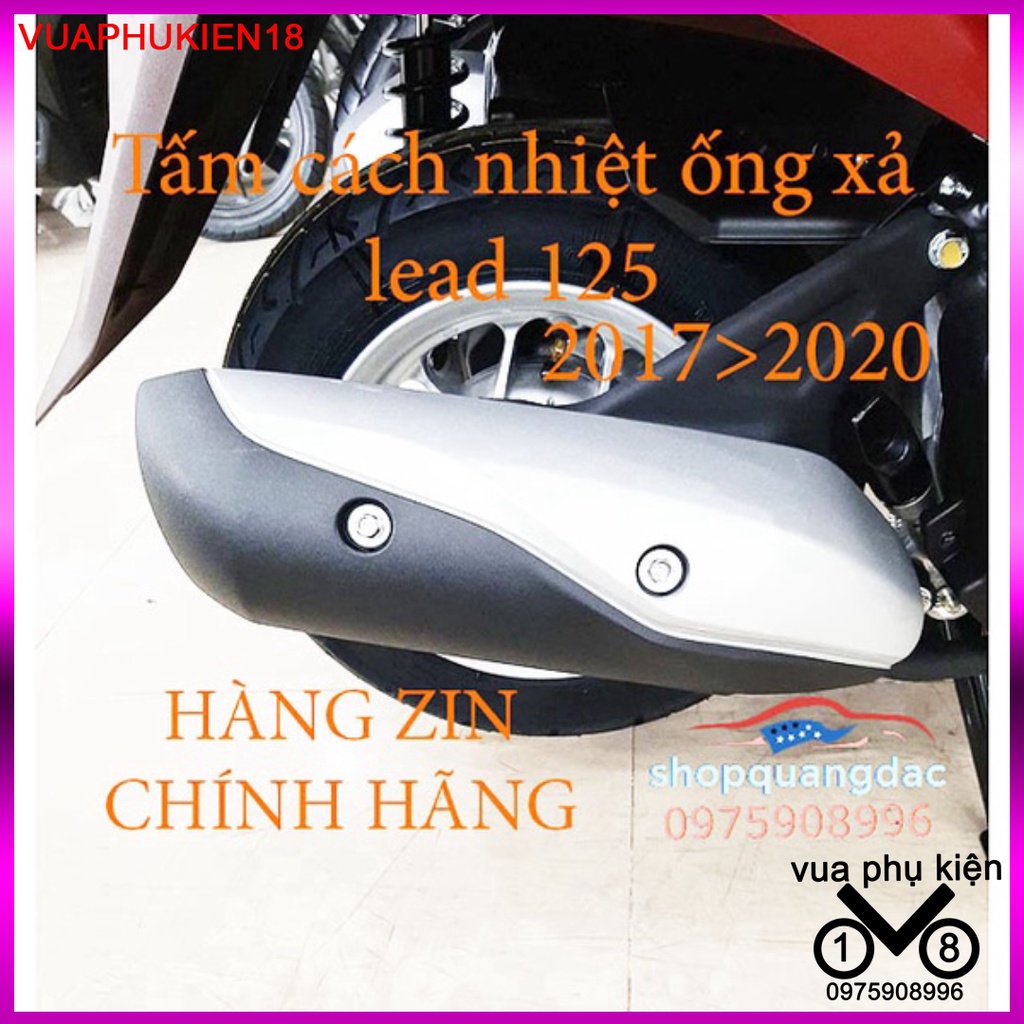 ốp bô Tấm cách nhiệt ống xả xe LEAD 125 ( 2017>2020 ) chính hiệu HONDA VUA PHỤ KIỆN 18