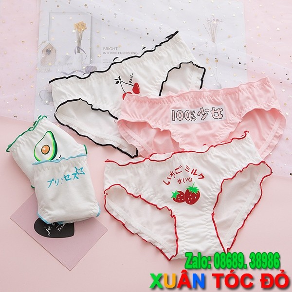 SỈ ZALO RẺ HƠN NHIỀU_ Quần Lót 5 Kiểu Hoa Quả Mới Siêu Xịn 5085