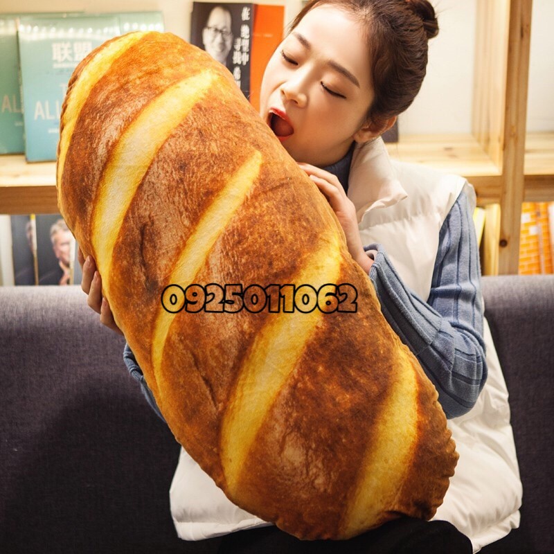 GỐI ÔM 3D HÌNH BÁNH MÌ (70cm)