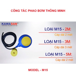 CÔNG TẮC PHAO BƠM - TỰ BƠM VÀ XẢ M15 KAWASAN (có xuất VAT)