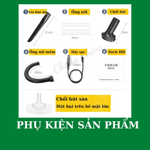 Máy hút bụi cầm tay không dây Suitu ST - 6101EG - Máy hút bụi cầm tay không dây nhà và ô tô Suitu ST - 6101EG