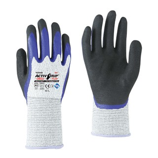 Găng tay đa dụng chống dầu chống cắt Level 5 Towa/Nhật Bản Activgrip Omega Plus 541