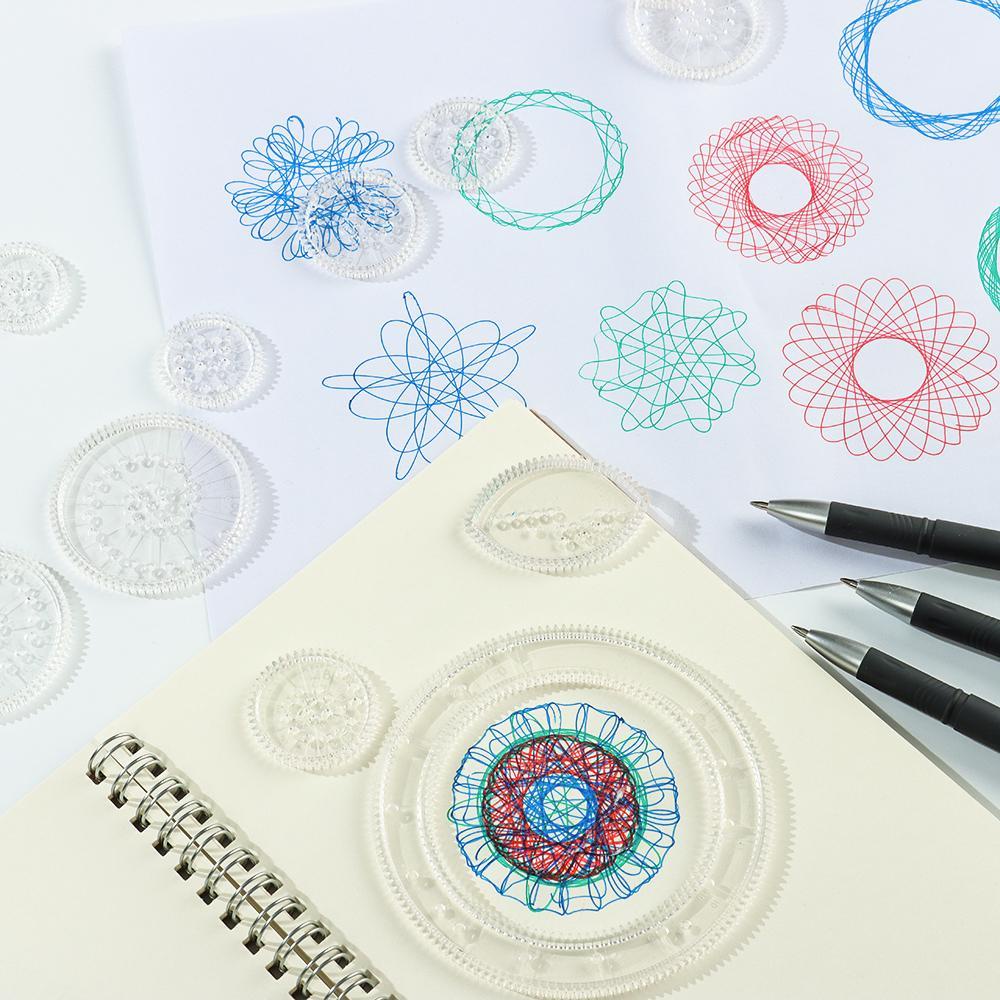 CHOOKEY Bộ Dụng Cụ Vẽ Tranh Thiết Kế Dạng Xoắn Ốc