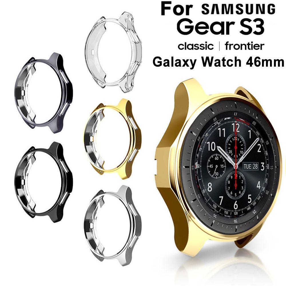 BTLIMER Ốp Nhựa TPU Chống Sốc Cho Đồng Hồ Samsung Gear S3 Galaxy Watch 46mm
