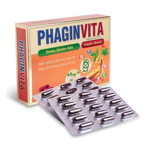 Phaginvita - Giảm nhanh mệt mỏi, chán ăn, phục hồi &amp; tăng cường thể lực