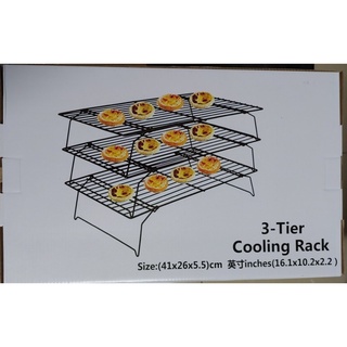 Rack hong bánh 3 tầng 40 cm