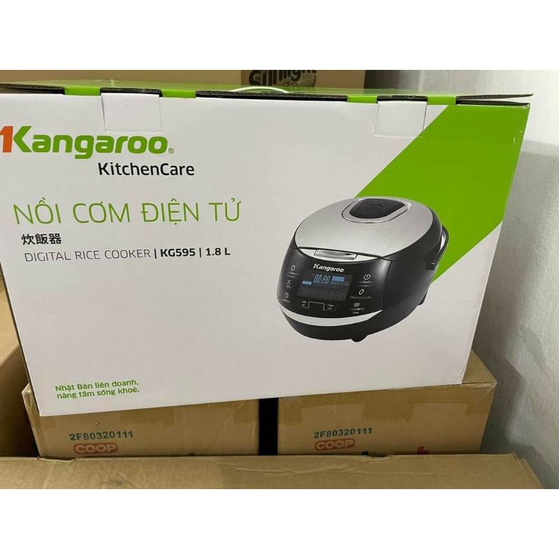 Nồi cơm điện tử kangaroo kg595 bảo hành chính hãng 12 tháng