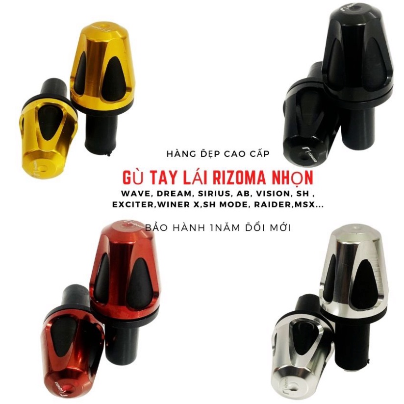 Gù Tay Ga Xe Máy Rizoma Nhôm CNC Cho Tất Cả Các Dòng Xe Honda Yamaha