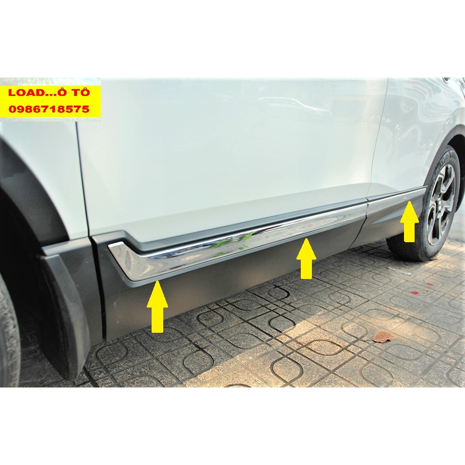 Ốp Nẹp Sườn Xe Honda CRV 2018-2021 Nhựa ABS Mạ Crom Sáng Bóng Cao Cấp