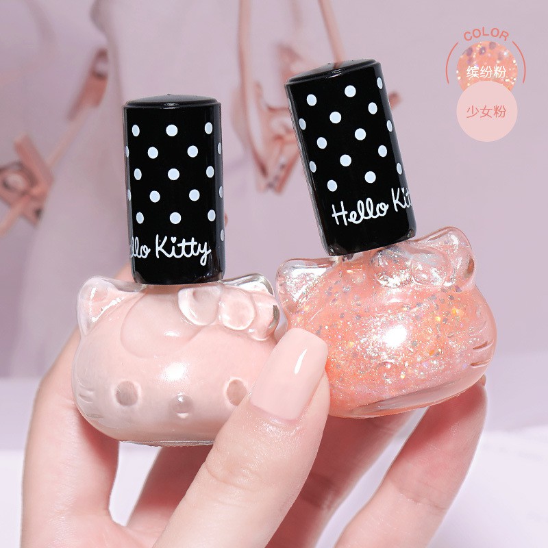 (Hàng Mới Về) Sơn Móng Tay Tia Uv Nhanh Khô Hình Hello Kitty Dễ Thương Cho Phụ Nữ Mang Thai