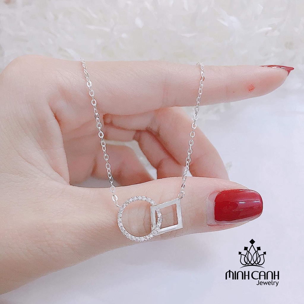 Dây Chuyền Bac Ta Vuông Tròn - Minh Canh Jewelry