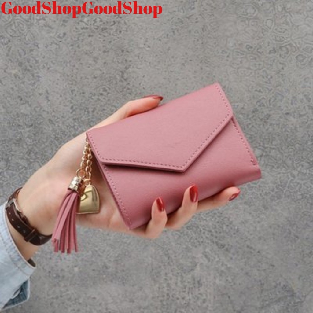 Ví nữ cầm tay gấp 3 nhỏ gọn, nhiều ngăn tiện dụng, thiết kế nhỏ xinh, dễ thương G0063 bền đẹp