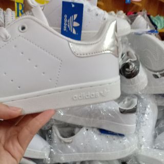 Giày Adidas Stan smith gót bạc