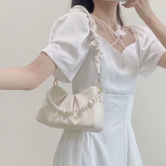 Túi Đeo Vai Hình Đám Mây Phong Cách Hàn Quốc Thời Trang Cho Nữ