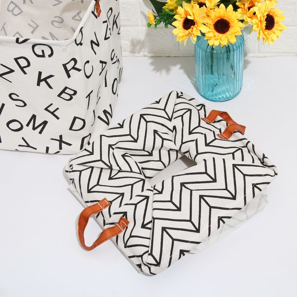 Giỏ Đựng Đồ Bằng Vải Có Thể Gập Lại Tiện Dụng Cho Gia Đình