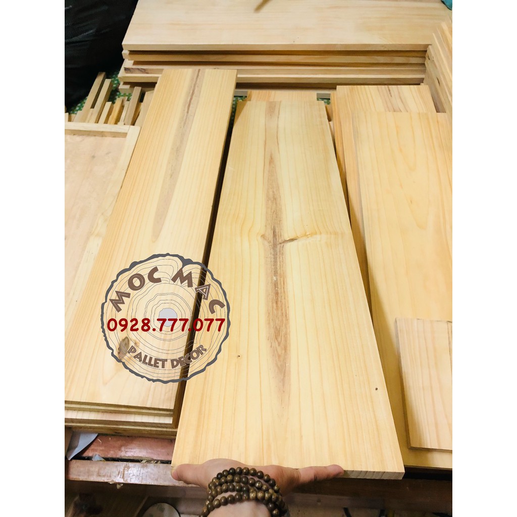 Thông Brazil - Tấm gỗ thông Dài 100 x Rộng 27cm