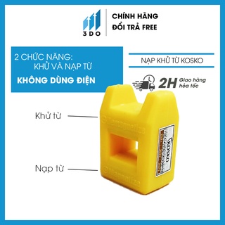 Nạp từ, khử từ tua vít đa năng Kosko, dụng cụ khử nạp từ không cần điện