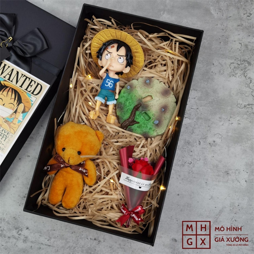 Mô hình One Piece Luffy hồi nhỏ siêu dễ thương cao 14cm , figure mô hình one piece , mô hình giá xưởng