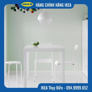 Ghế đôn màu trắng IKEA