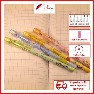 Bút chì khúc Deli C095 kèm tẩy cao cấp dành cho học sinh - VPP Pluma