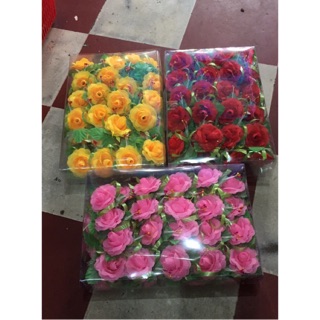 Hoa cài áo 48c/hộp(4,5cm) lưới ren