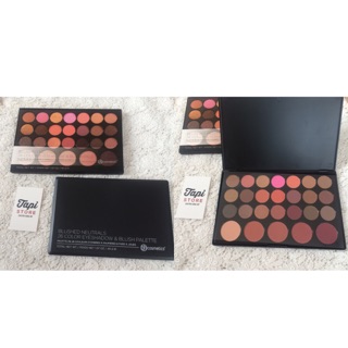 Bảng màu BH Blushed Neutrals Palette - 26 color eyeshadow and blush palette
