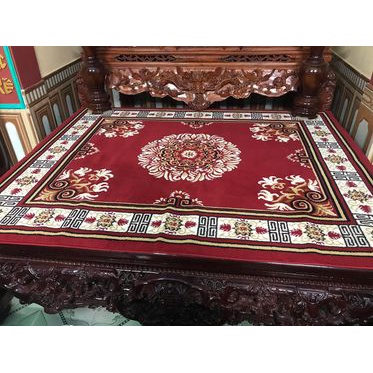 Thảm trải sập, trải nền len dệt cao cấp 1.8 x 2.2m