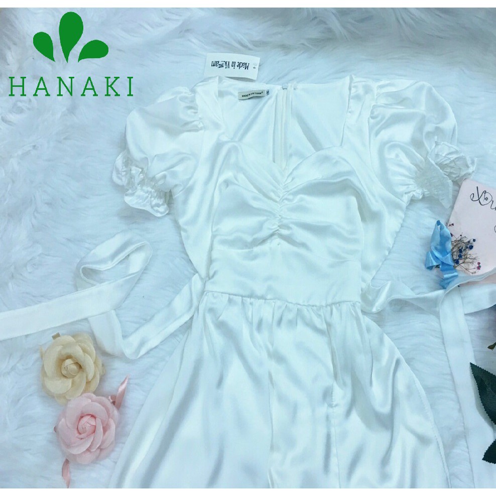 Đầm Dự Tiệc Đầm Thiết Kế Sang Trọng Chất Lụa Satin Hanaki HNK0942 | BigBuy360 - bigbuy360.vn