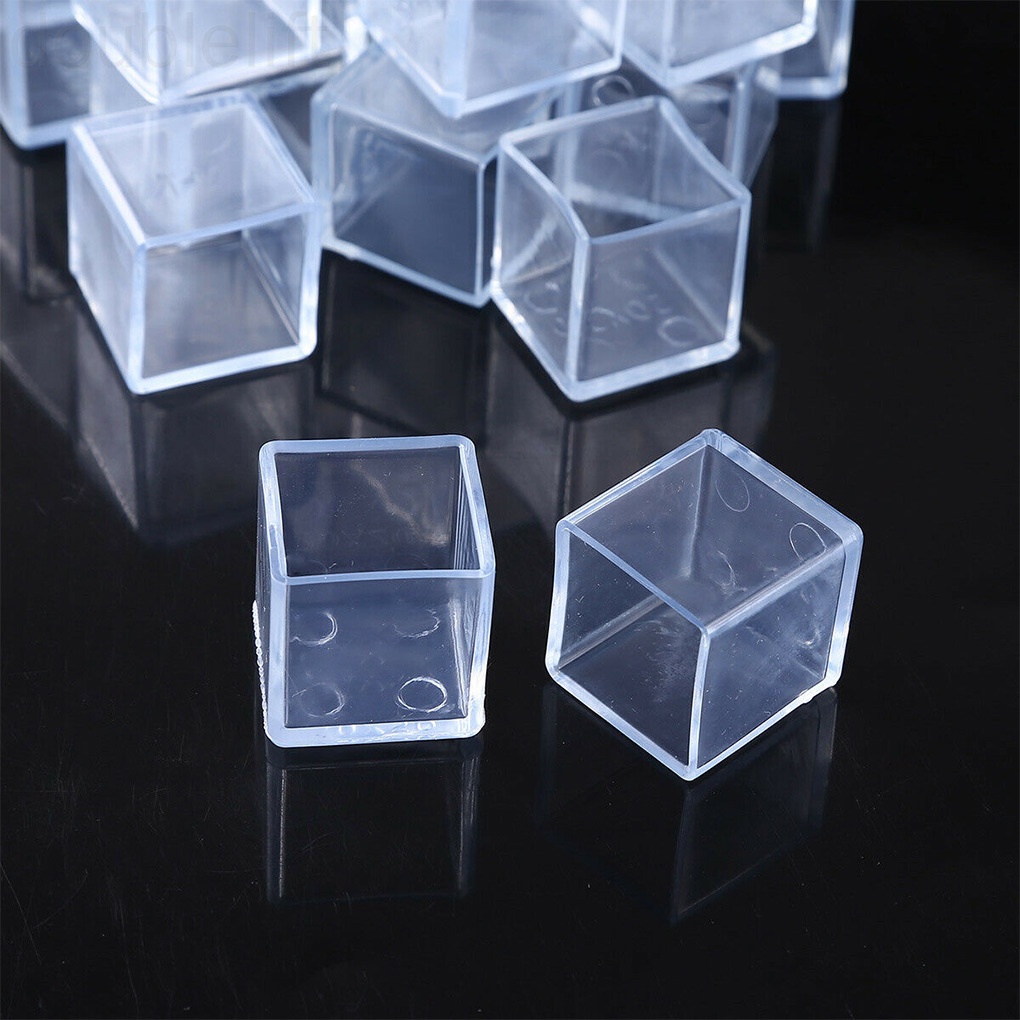 Set 4 nắp gắn chân bàn ghế bằng cao su hình vuông đa năng tiện lợi