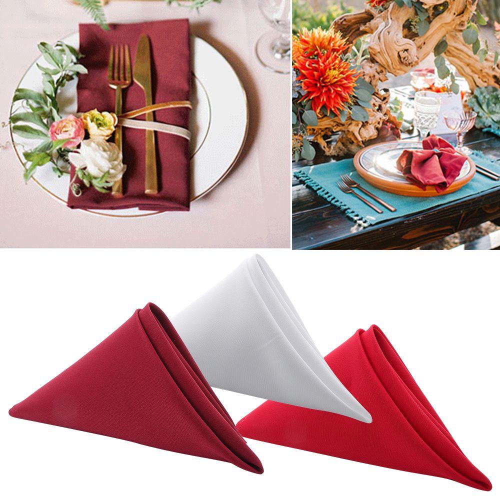 LEISURE Khăn Trải Bàn Bằng Vải Lanh Dễ Giặt Tẩy Tiện Dụng