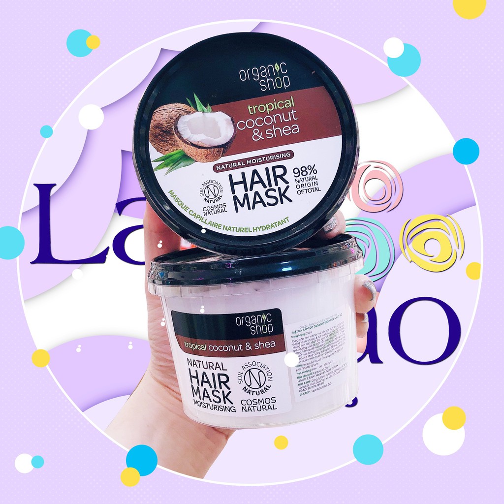 Mặt Nạ Ủ Giúp Phục Hồi Tóc Organic Shop Hair Mask | BigBuy360 - bigbuy360.vn