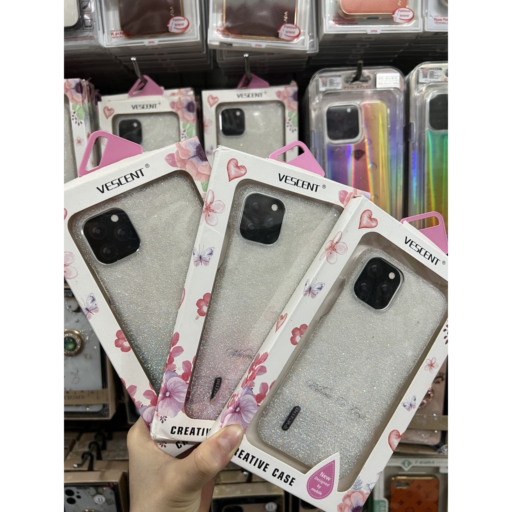 CHÍNH HÃNG  Ốp VESCENT NHŨ SIÊU XINH iphone ip 11 PRO MAX NHỰA CỨNG