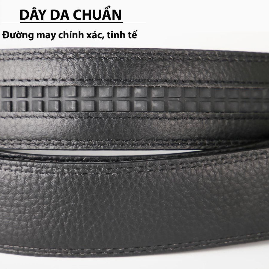 Thắt Lưng, Dây Nịch Nam NT01, Khóa Kim Loại Tự Động, Nịt Cao Cấp Trẻ Trung