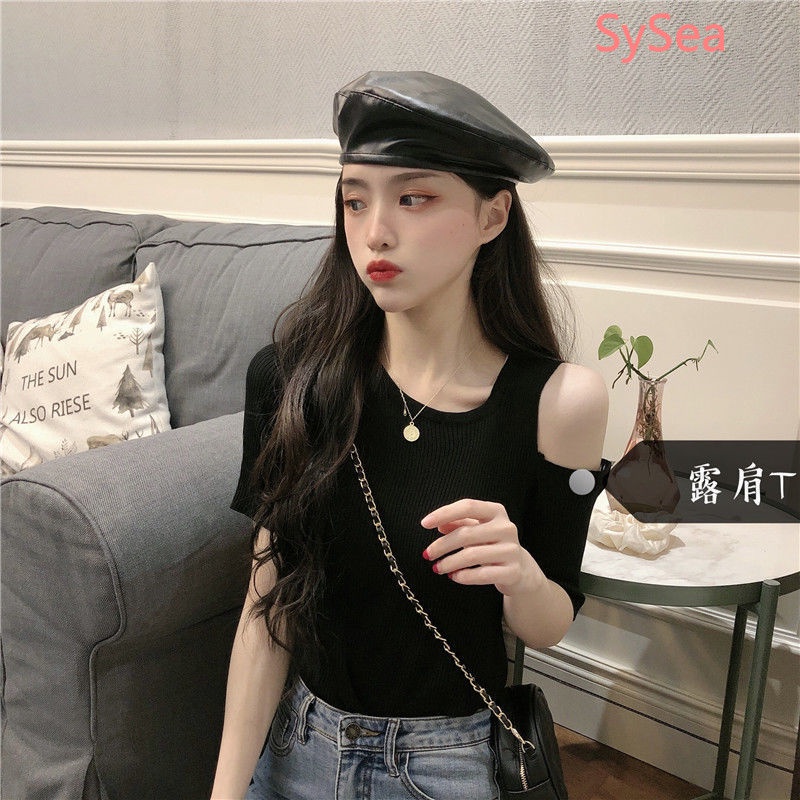 Áo Dệt Kim Ngắn Tay Thời Trang Mùa Hè Hàn Quốc Cho Bé Gái