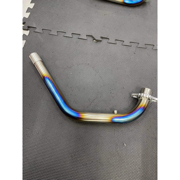 Cổ bô titanium from over .racing có đầu nhôm , đít chống xì  phân loại  dream 27 over  vario 27 over  sirus