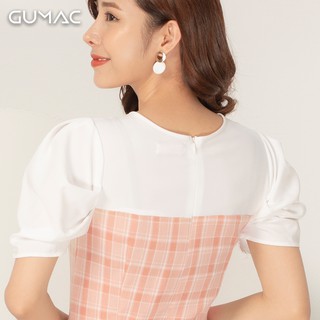 Đầm nữ yếm buột dây GUMAC DA916