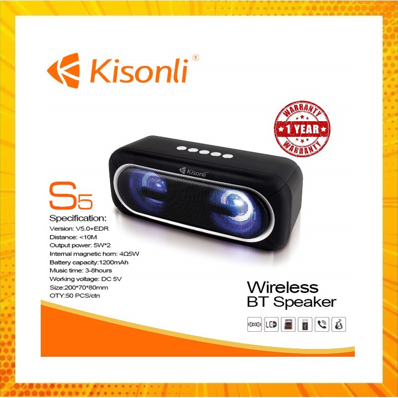 Loa Kisonli Bluetooth S5