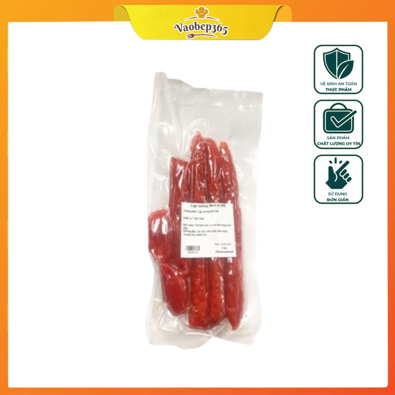 Lạp xưởng Bà Chị loại 1 làm nhân thập cẩm bánh trung thu, ăn kèm xôi, cuốn gỏi