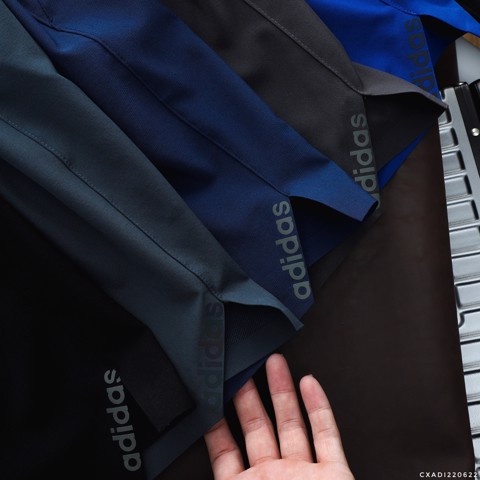 Quần Short Nam Đùi Adidas Dù Đùi Xẻ Đai Màu Hàng Xuất Xịn Cao Cấp Vải Nhẹ Mát - Có Túi Ziper, Có Big Size