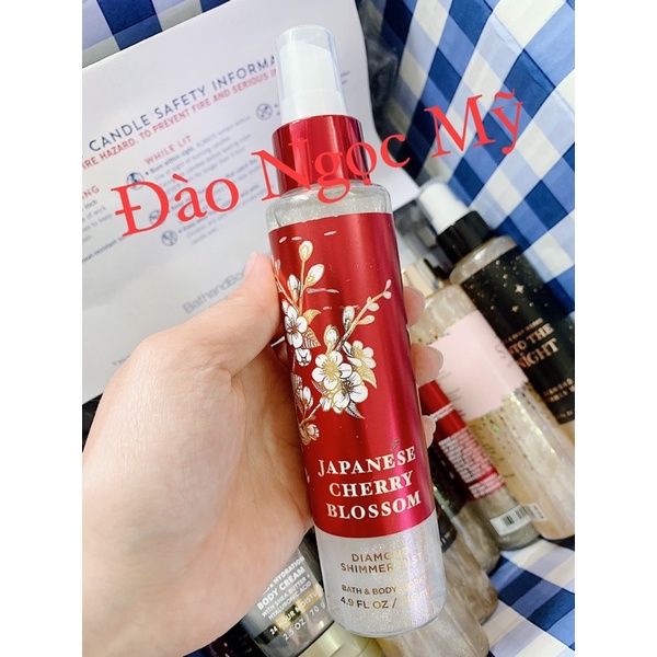 Bath Body Works Usa chính hãng xịt thơm có nhũ