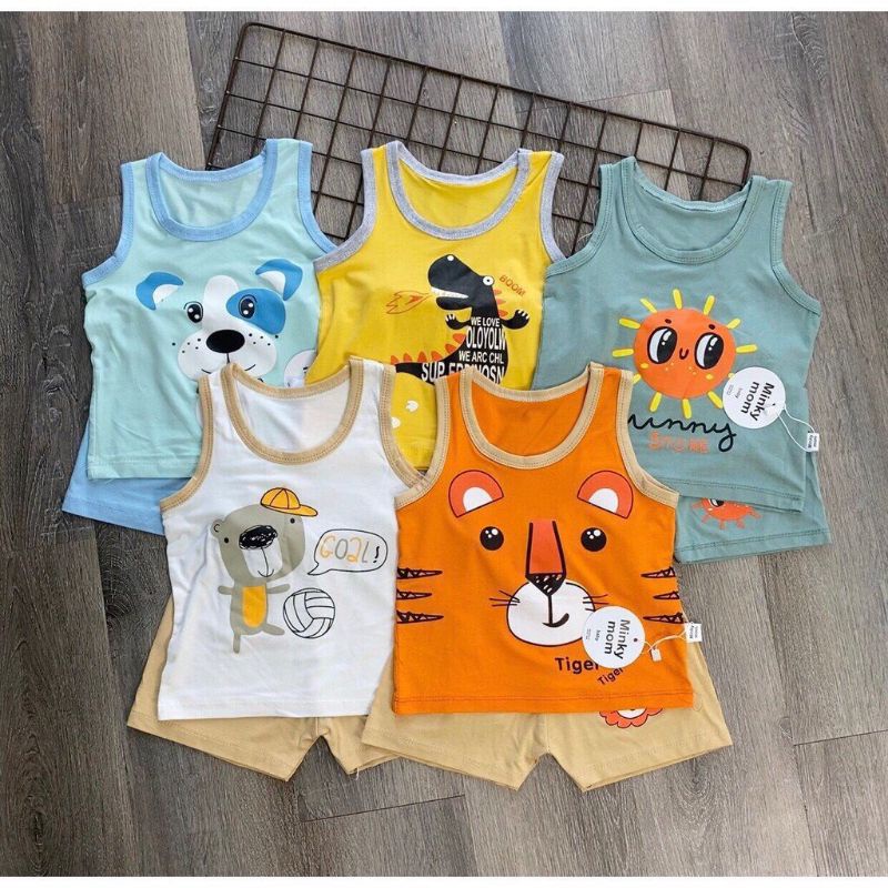 Combo 5 bộ bé túi zip Kwoo, Mickymom