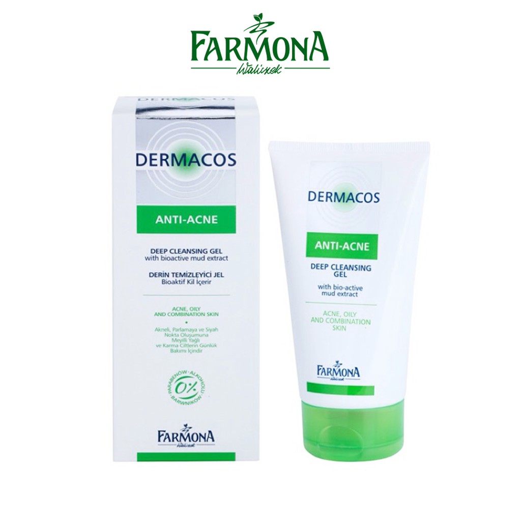 ✅[Siêu Cấp Chính Hãng] Sữa Rửa Mặt Farmona Dermacos Deep Cleansing Gel - Cho Da Dầu Mụn