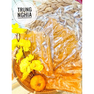 [1bịch]Bánh Tráng Dẻo Gừng Cuốn Đậu TrungNghia