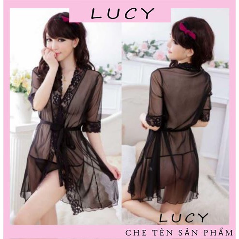 Áo Choàng Ngủ Sexy, Ren Mỏng Rất Dễ Xé | BigBuy360 - bigbuy360.vn