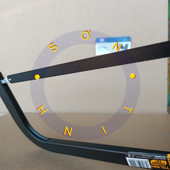CƯA SẮT DÙNG LƯỠI DÀI 300MM TOLSEN 30052 HACKSAW FRAME