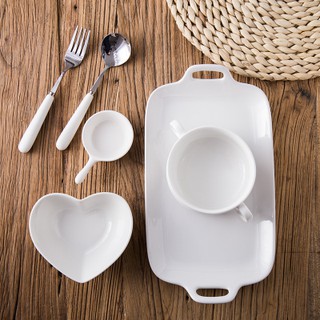 Set bát đĩa gốm nhiều màu kute