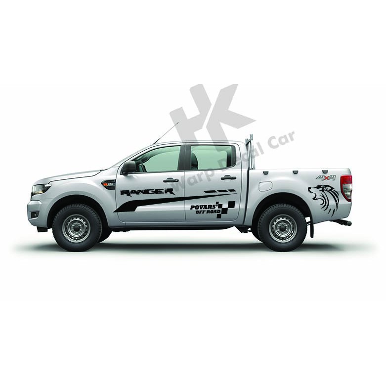 Tem xe ford ranger dán 2 bên sườn  - Decal ford ranger