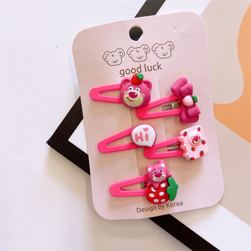 Kẹp Tóc Hình Động Vật Dễ Thương Cho Bé Gái