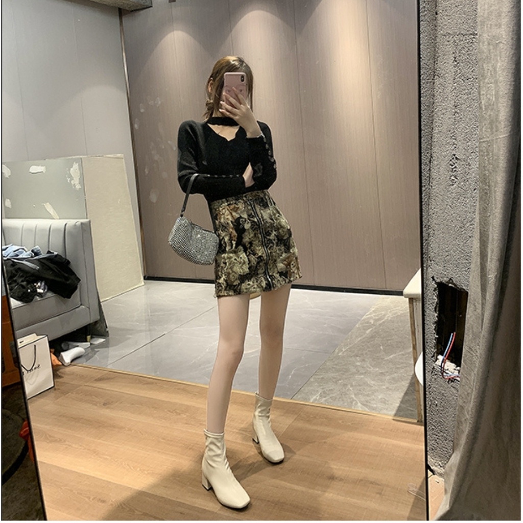 Giày boot da mềm nữ cổ cao lót nỉ mỏng khoá sau cao cấp - Boot mũi vuông, gót vuông 6 phân - BCC004 | BigBuy360 - bigbuy360.vn